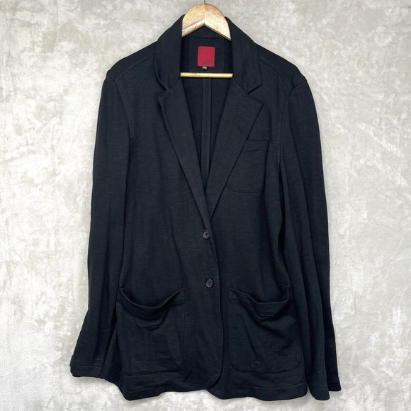 Civil Society Shacket Men's L Black Lightweight Overcoat Jacket Matrix - Picture 1 of 13